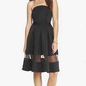 Flare black dress