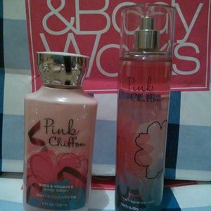 Bath & body works pink chiffon
