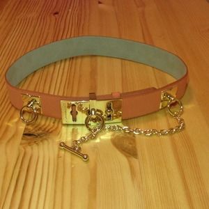 BCBGMAXAZRIA™ Authentic Toggle waist-belt.