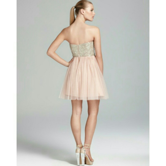 NEW! - AIDAN MATTOX Pink A-Line Homecoming Dress - Picture 2 of 3