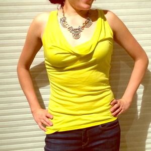 Ella Moss  Bright yellow shirt