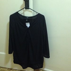 Button peasant top