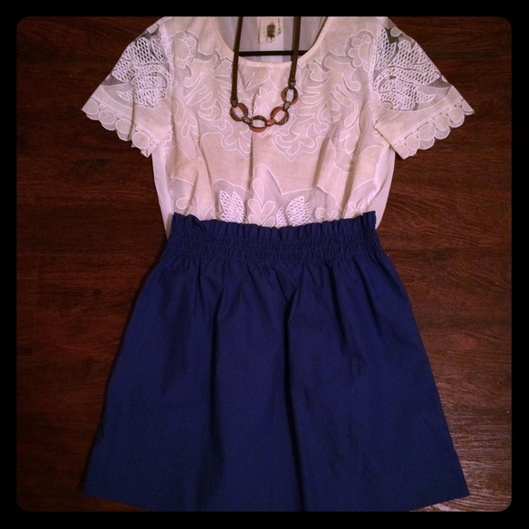 ROYAL BLUE SKIRT
