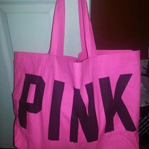 Bnwot! Hot pink vs pink large tote