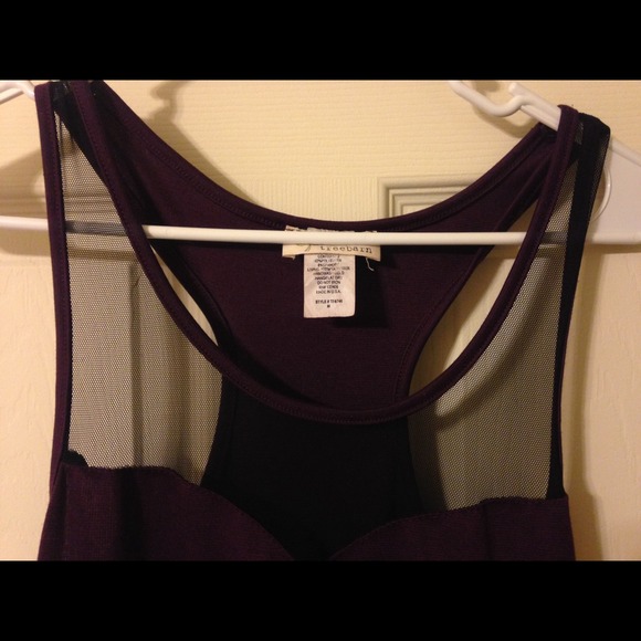 High-Low Purple Dress - Picture 3 of 4