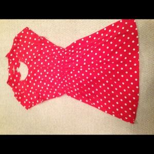 Red, blue & white dress forever 21 Size L