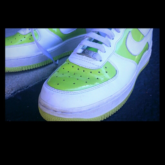 Lime Green Nike shoes