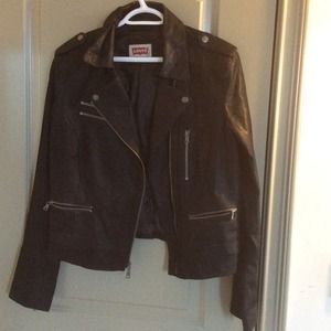 Black moto jacket