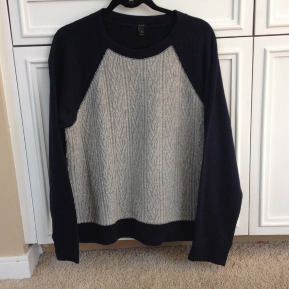 J. Crew paneled sweatshirt!