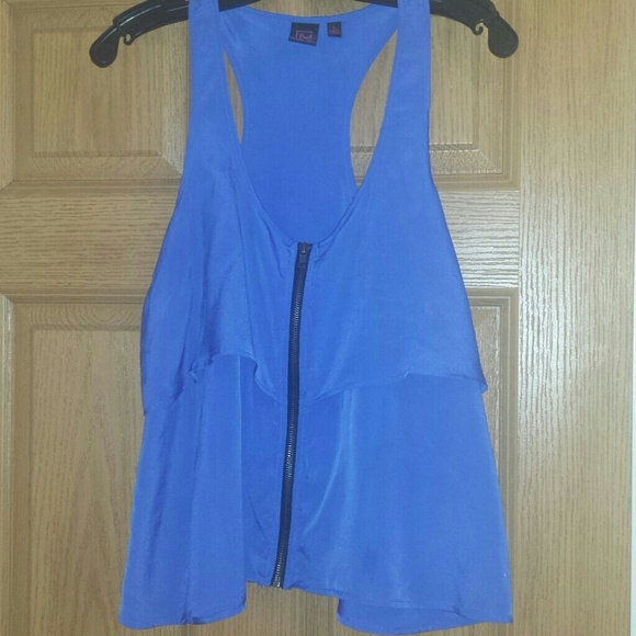 Blue layered tank