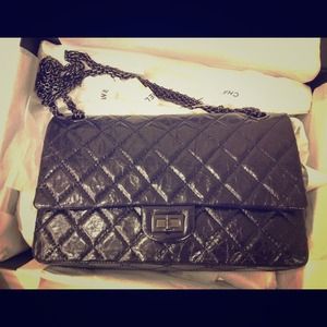 Chanel 2.55 Reissue 226 - the exclusive SO BLACK!!