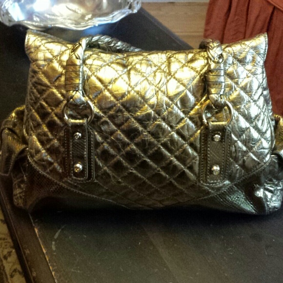 Francesco Biasia Gold purse bag - Picture 3 of 4