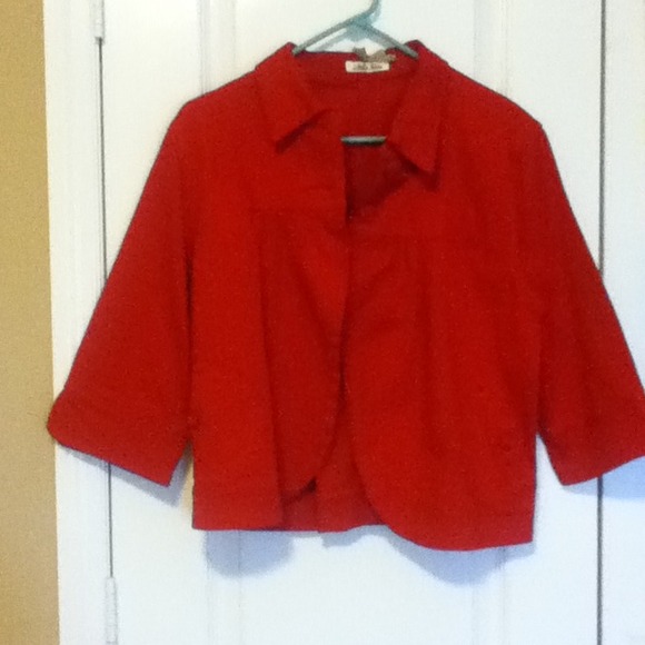 Red blazer