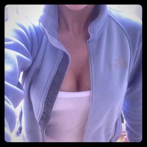 Light blue Two-Toned North Face Jacket Size Small
