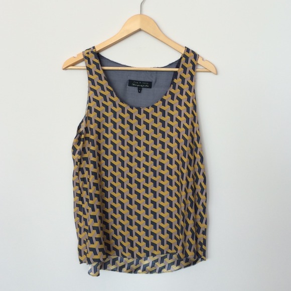 Rag & Bone Silk Sleeveless Blouse