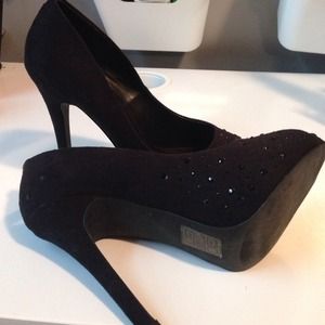 Black high heels