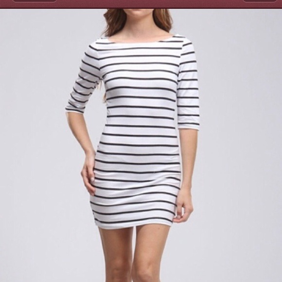 3/4 sleeve dress