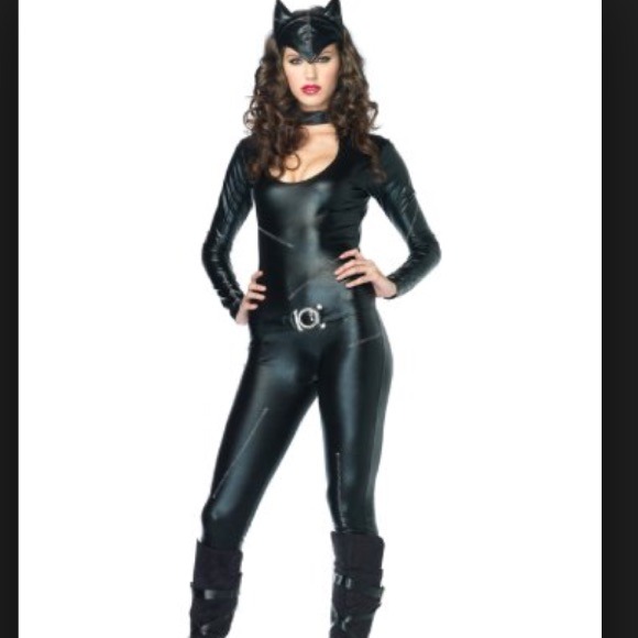 Adult open-back catsuit Halloween costume