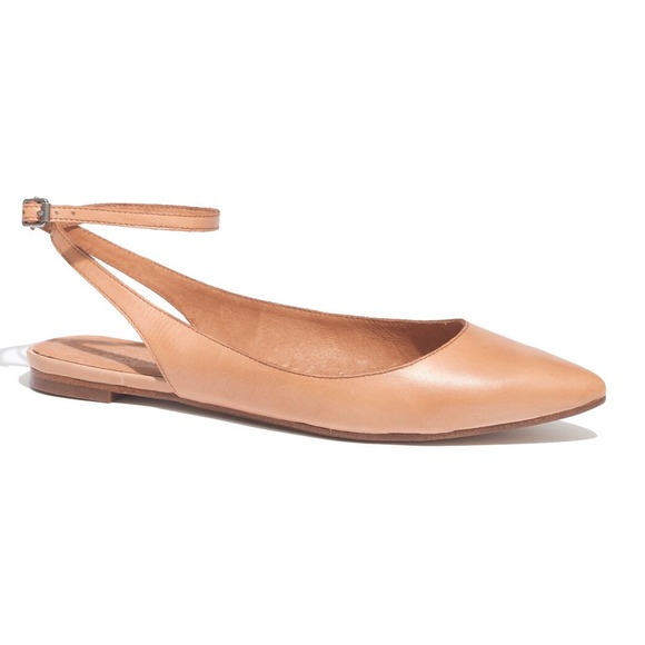 *SOLD* Madewell Margot Flat size 7.5, beige