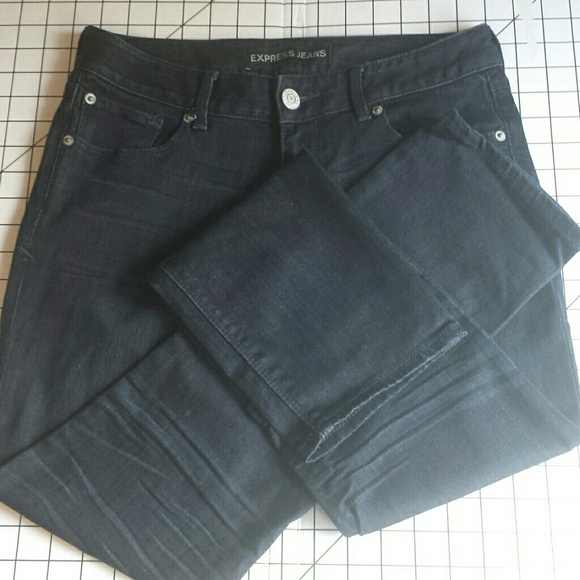 Express Dark Wash Stella Skinny Jeans