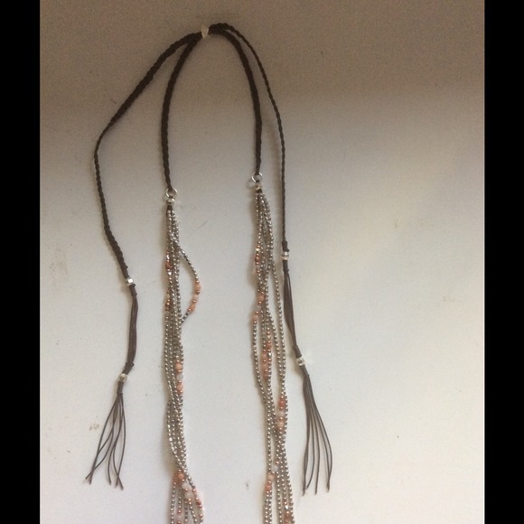 SOLD tassel wisp necklace - Picture 3 of 3