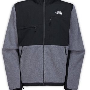 Gray North Face Fleece Jacket - Small MEN size
