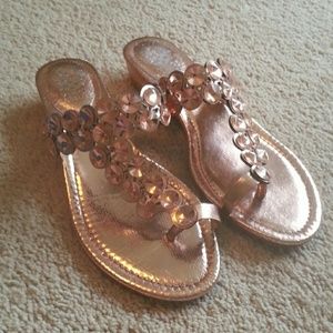 Vince camuto Itta rose gold sandals