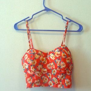 Colorful flowery top