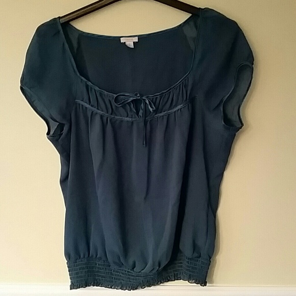 Teal blouse