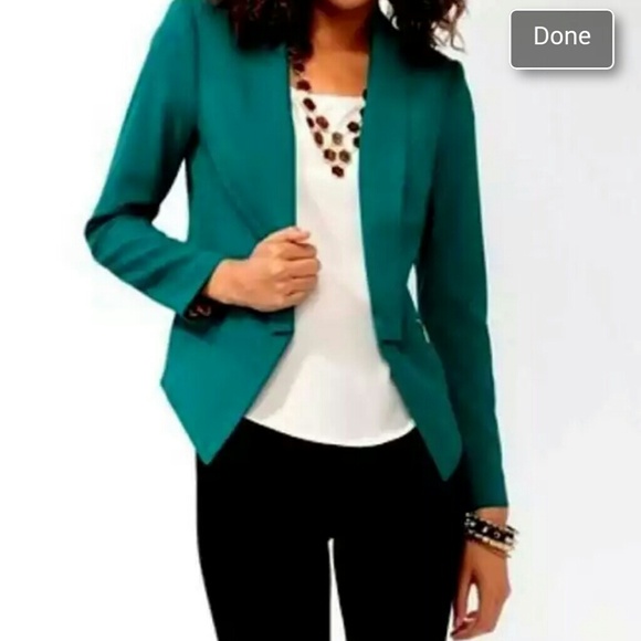 Teal blazer