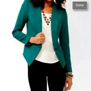 Teal blazer