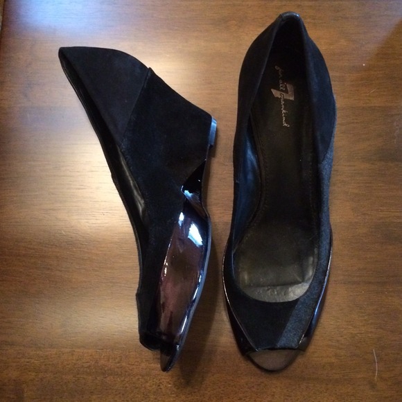 BUNDLED! Anthropologie 7 For All Mankind Wedge - Picture 2 of 4