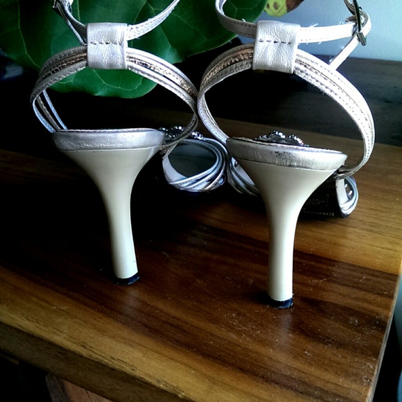 ENZO Leather High Heel Sandals - Picture 3 of 4