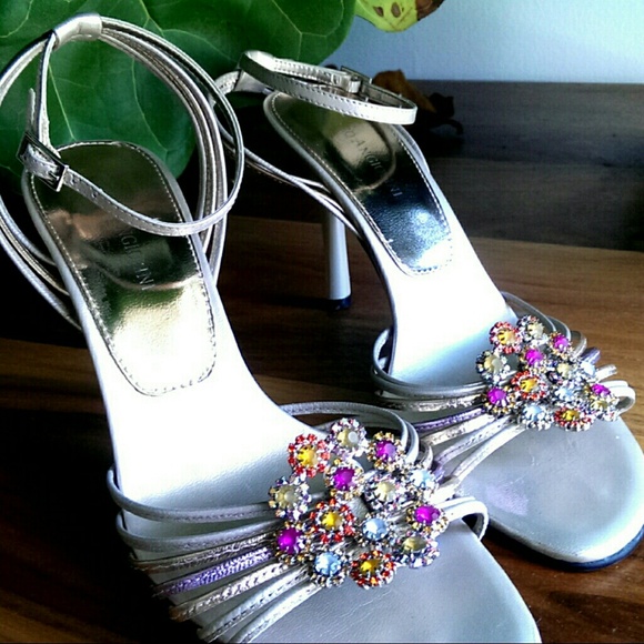 ENZO Leather High Heel Sandals - Picture 4 of 4