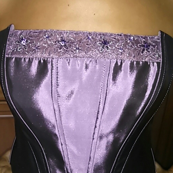 Lavender Taffeta Gown/Dress Bundle 💜 - Picture 2 of 4