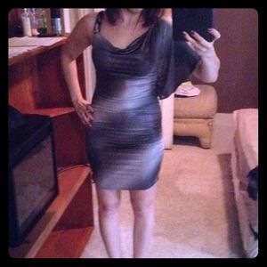 Purple ombré metallic dress. Brand new