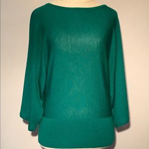 Talbots 100% Merino Wool Emerald Green Sweater