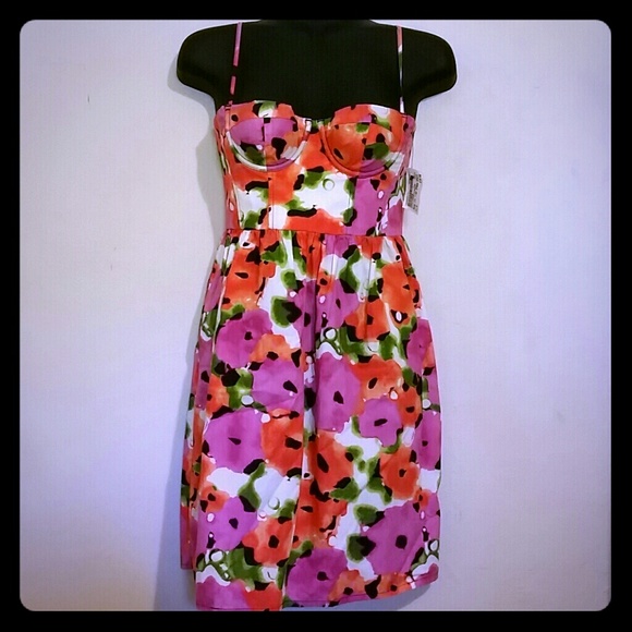 🔴SOLD🔴Floral Spaghetti Strap Dress