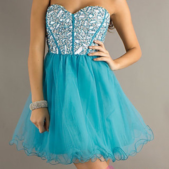 Short corset homecoming/prom dress