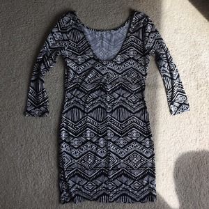 NWT Forever 21 Tribal Bodycon Dress
