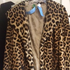 genuine leopard coat