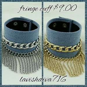 Jean and chain cuffs