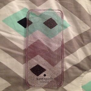 Kate spade iPhone 5c glitter case.