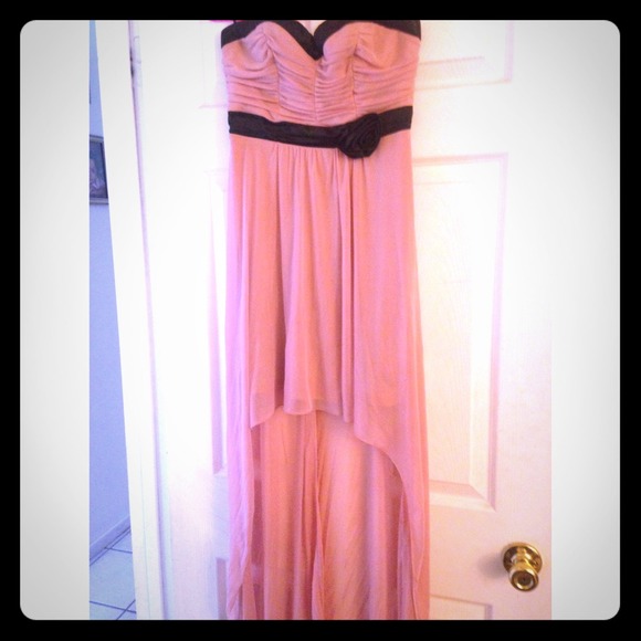 Pink High Low Dress