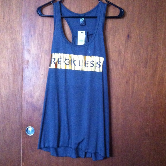 Young and reckless tank top