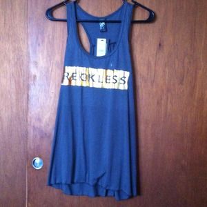 Young and reckless tank top