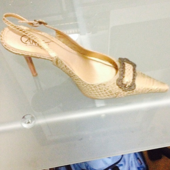 SOLD! Add'l pics of Carlos Santana Slingback pumps