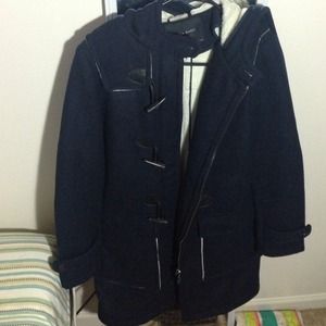 Zara Coat in Navy