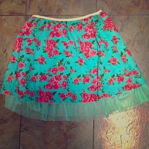 Floral skirt
