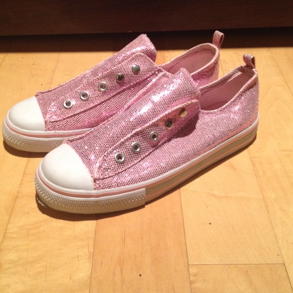 Pink Sparkle Sneakers